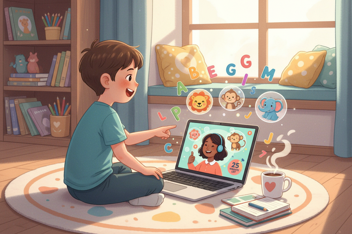 25-Minute Kids' Online ESL Lesson