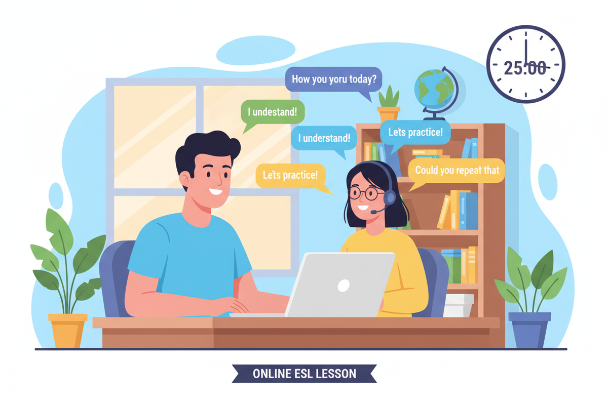 25-Minute Online ESL Lesson
