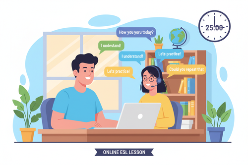 25-Minute Online ESL Lesson